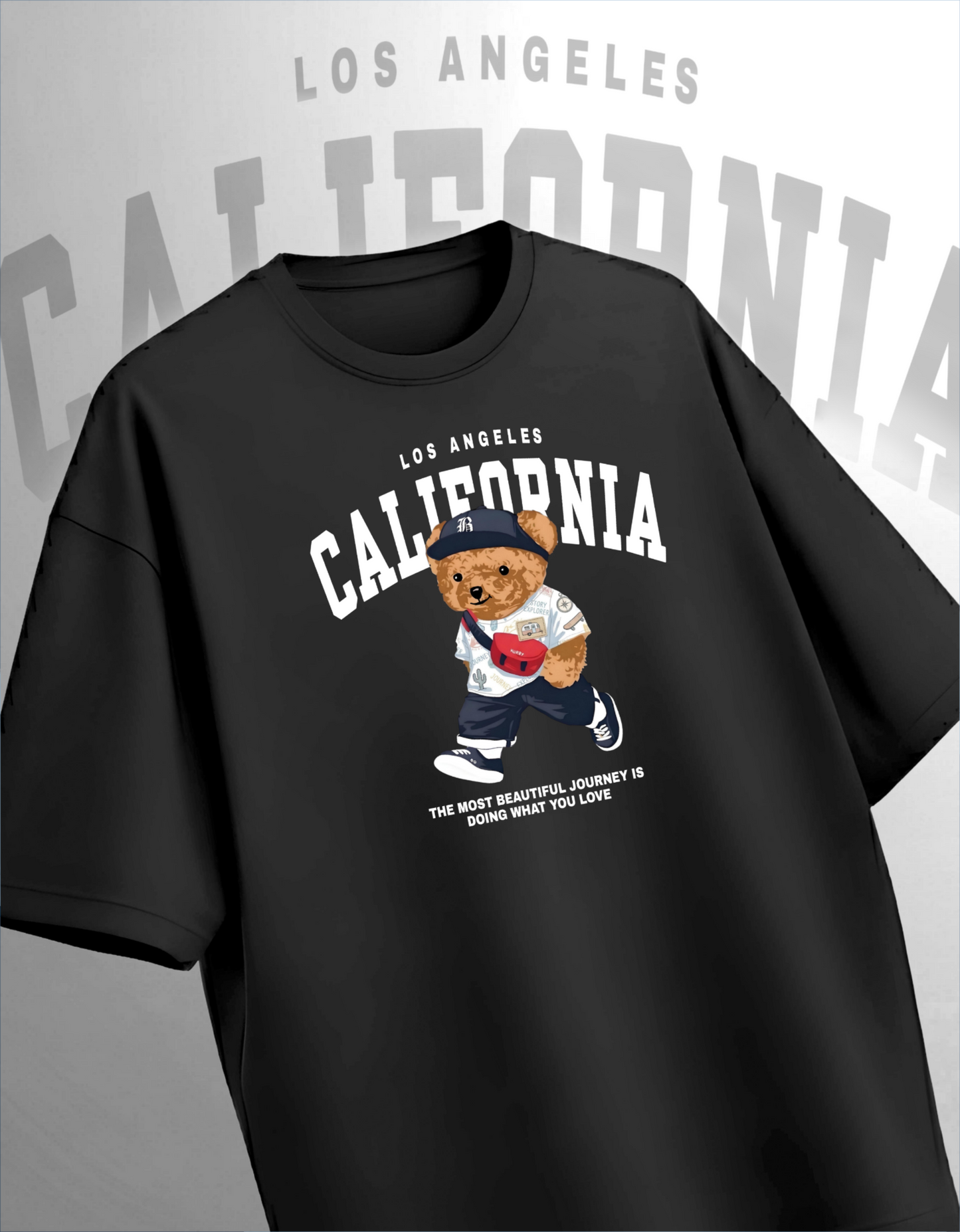 CALIFORNIA TEDDY OVERSIZED T-SHIRT