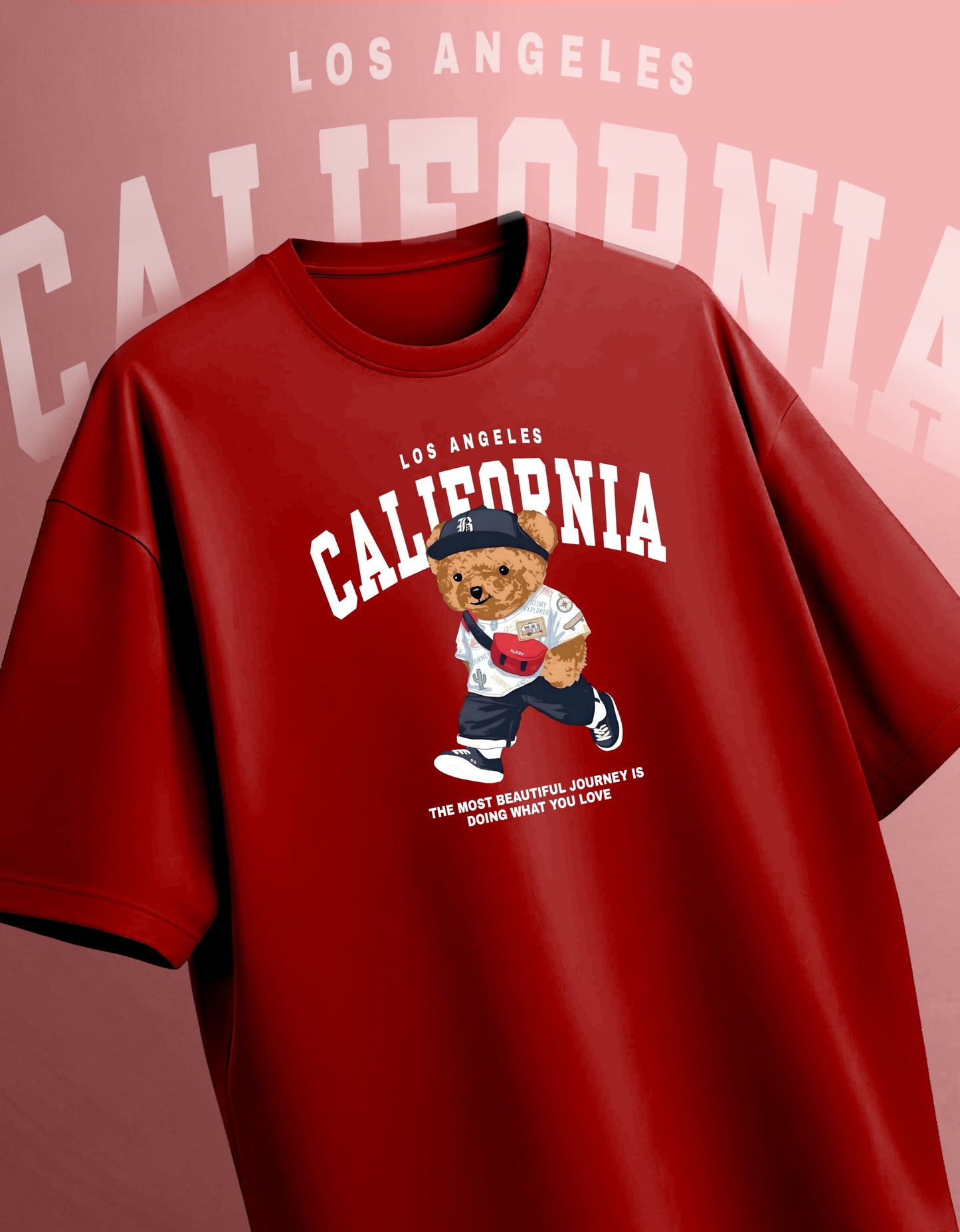 CALIFORNIA TEDDY OVERSIZED T-SHIRT