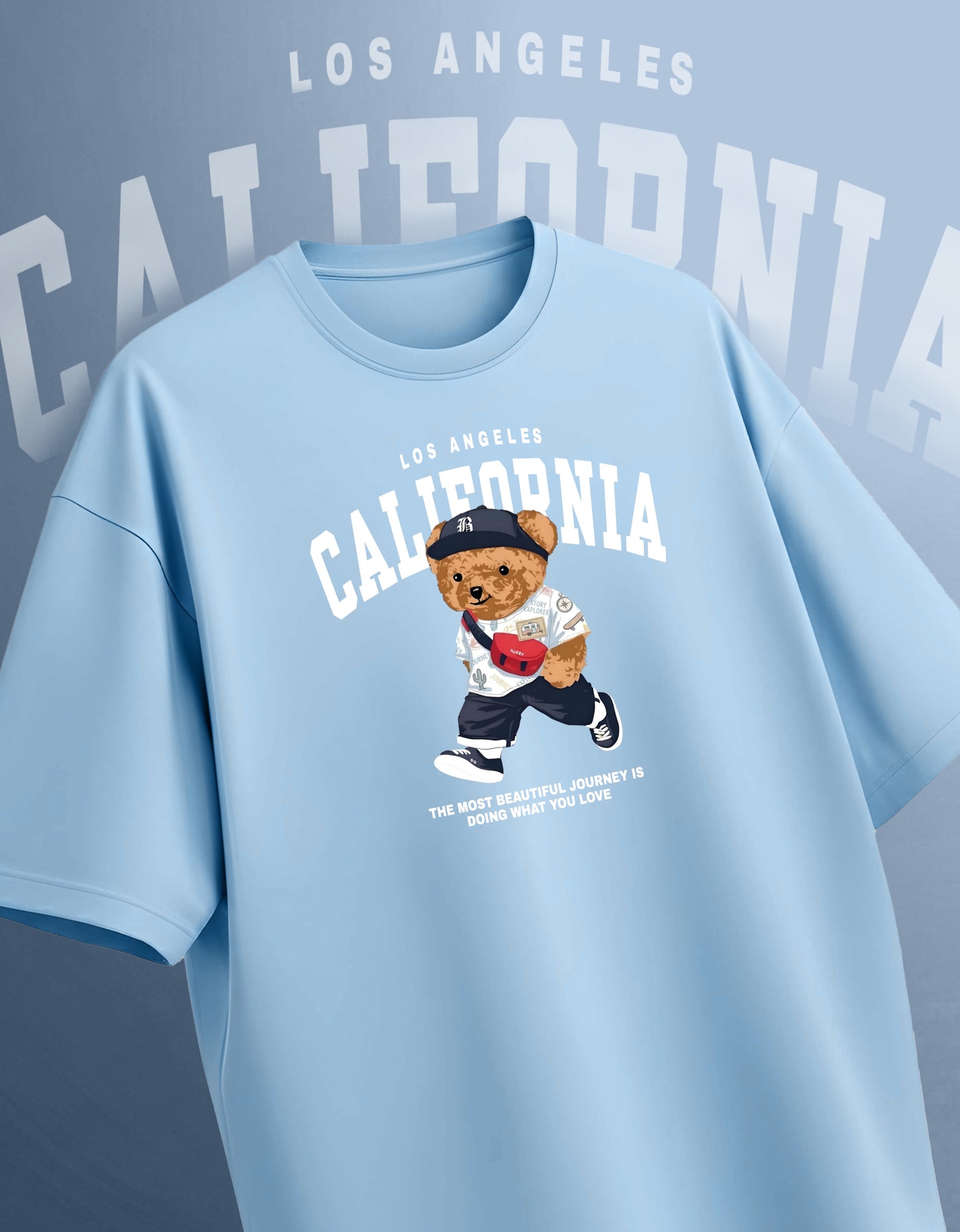 CALIFORNIA TEDDY OVERSIZED T-SHIRT