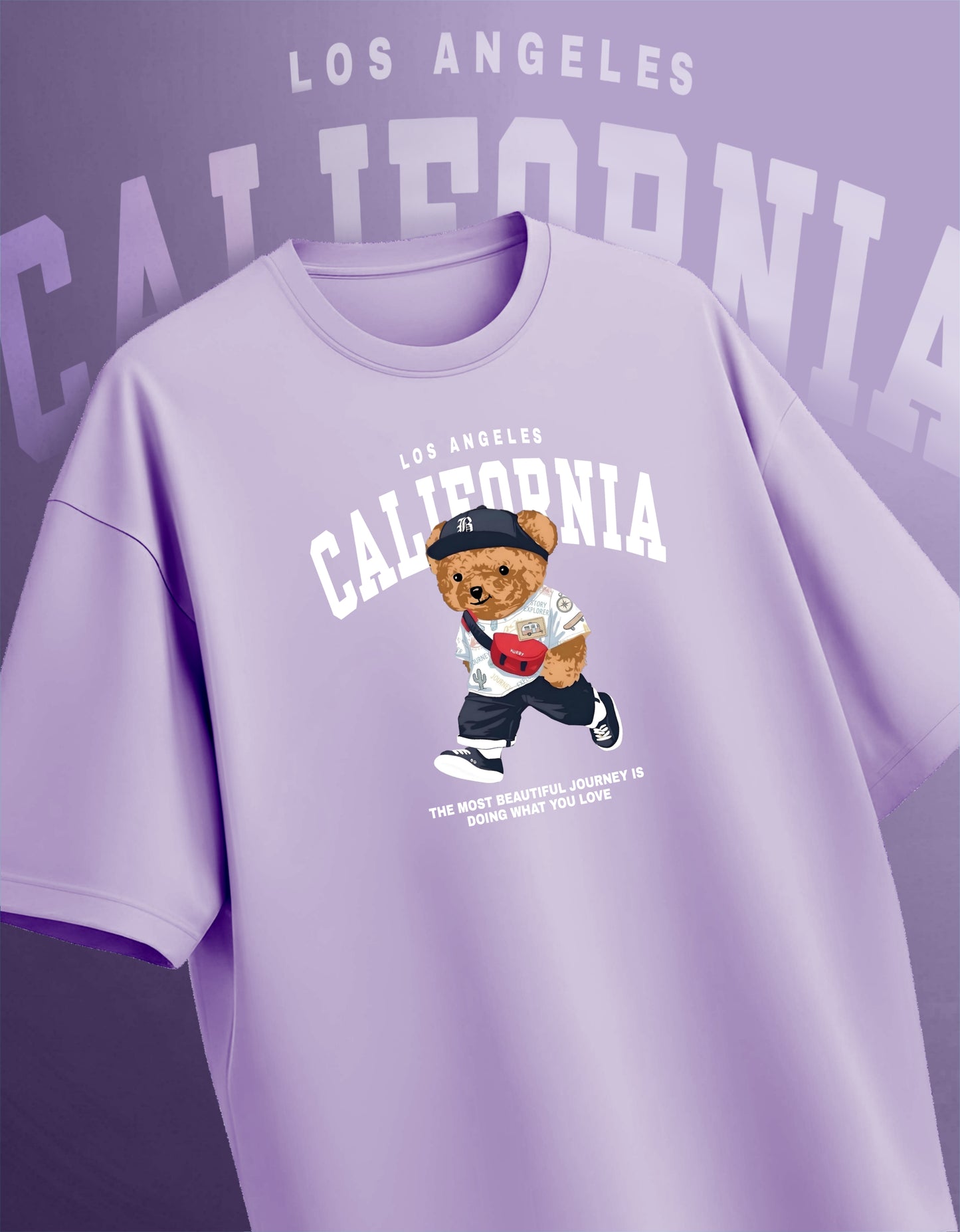 CALIFORNIA TEDDY OVERSIZED T-SHIRT