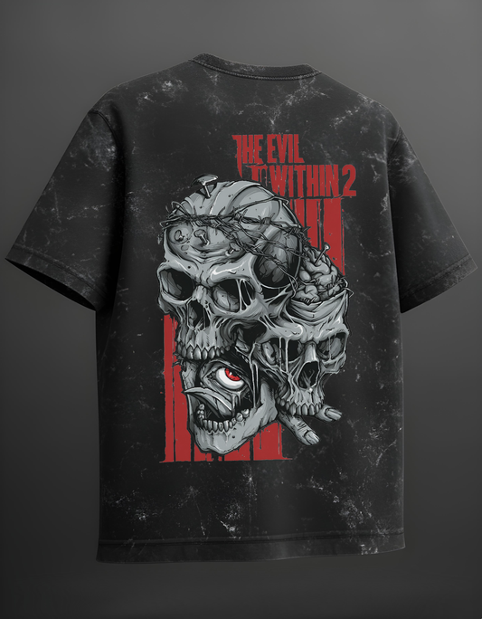 THE EVIL WITHIN ACIDWASHED TEE