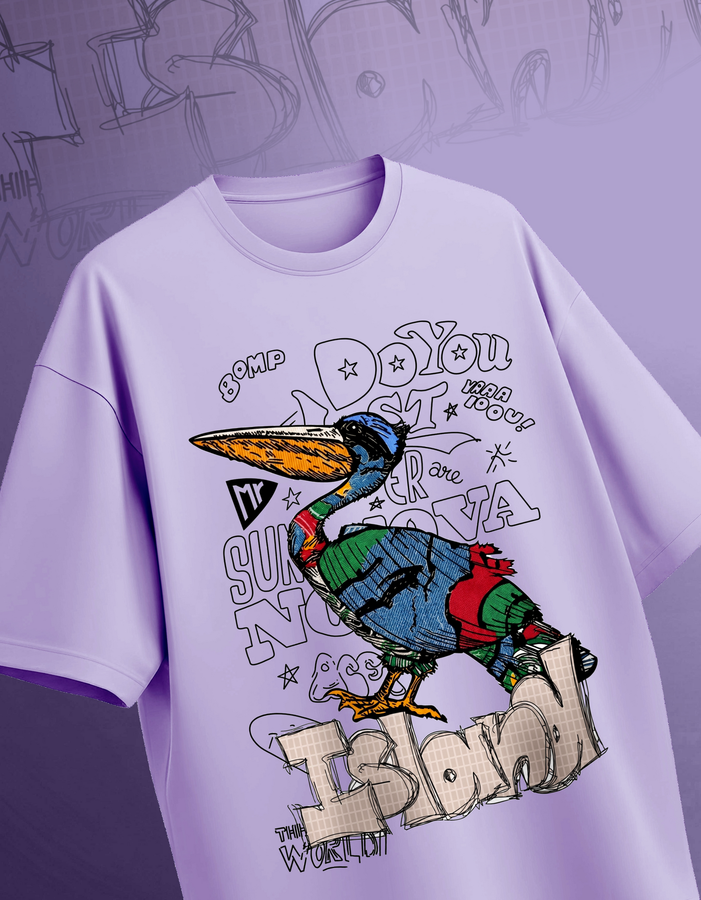 ISLAND PARADISE OVERSIZED T-SHIRT