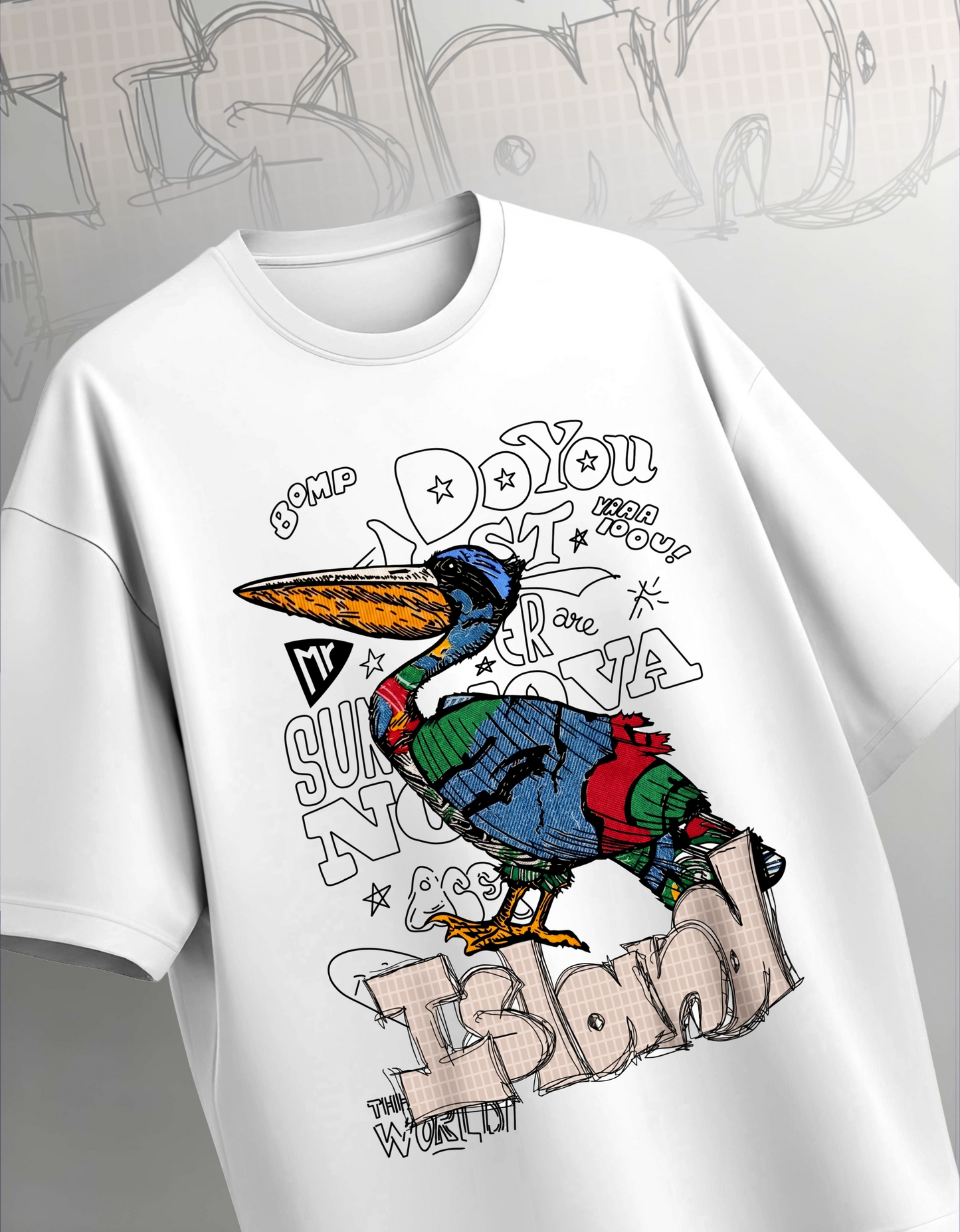 ISLAND PARADISE OVERSIZED T-SHIRT