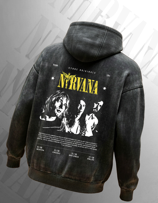 NIRVANA ACIDWASHED HOODIE