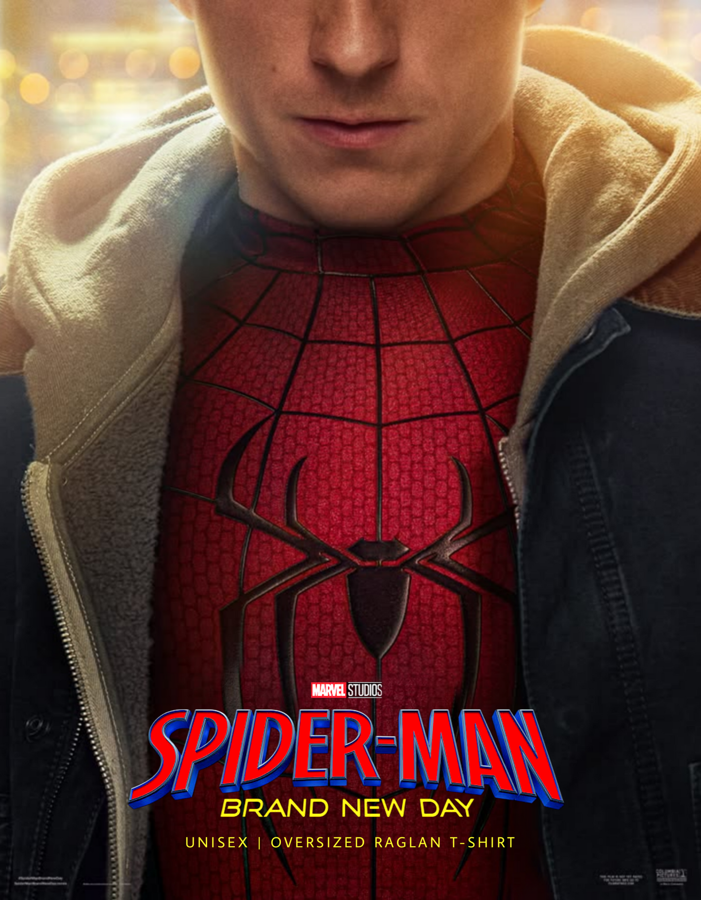 SPIDER-MAN SUPER SPIDEY OVERSIZED RAGLAN T-SHIRT