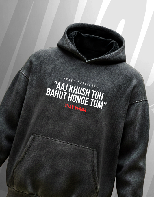 ANGRY YOUNG MAN ACIDWASHED HOODIE