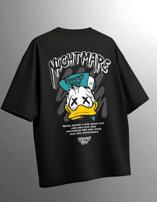 NIGHTMARE DUCK OVERSIZED TEE