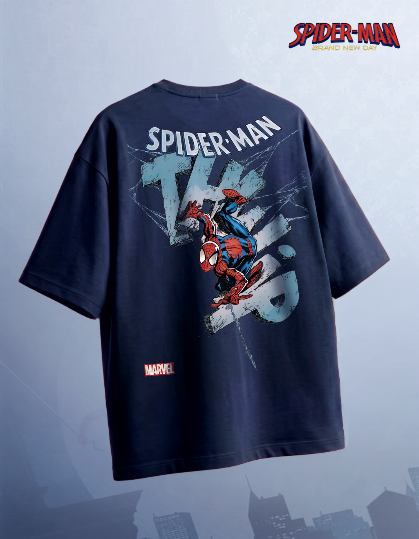 SPIDER-MAN THWIP SHOOTER OVERSIZED T-SHIRT